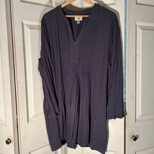 Old Navy Gray Long Sleeve Top Size XXL